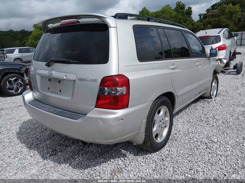 2004 TOYOTA HIGHLANDER SPORT UTILITY VEHICLE 3.3L V-6 DOHC, VVT, 230HP