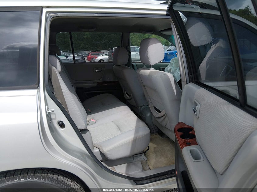 2004 TOYOTA HIGHLANDER SPORT UTILITY VEHICLE 3.3L V-6 DOHC, VVT, 230HP