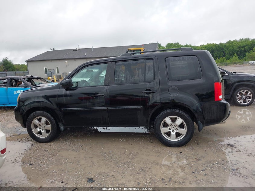 2011 Honda Pilot 3.5 Ex black Lot 111045174371 Vin 5FNYF4H43BB057961