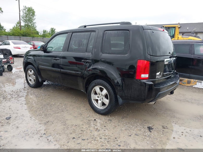 2011 Honda Pilot 3.5 Ex black Lot 111045174371 Vin 5FNYF4H43BB057961