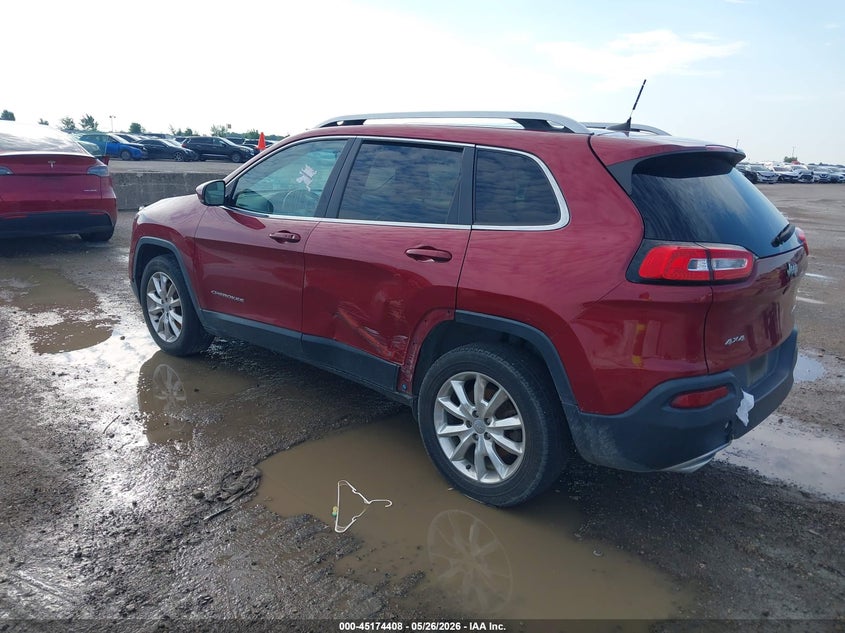 2016 JEEP CHEROKEE SPORT UTILITY VEHICLE 3.2L V-6 DOHC, 271HP