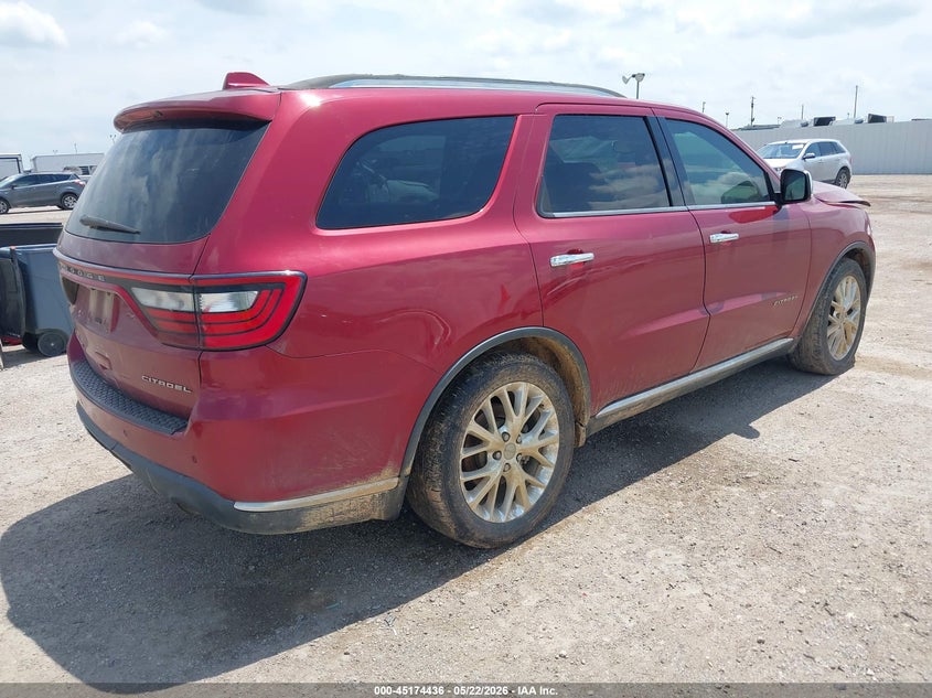 Vin: 1c4rdheg3ec381364, lot: 45672121, dodge durango citadel 20144