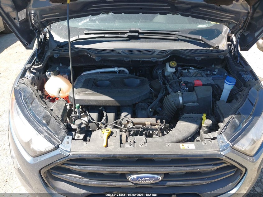 VIN MAJ6S3FL5MC432133 2021 FORD ECOSPORT S