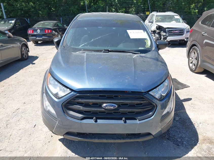 VIN MAJ6S3FL5MC432133 2021 FORD ECOSPORT S
