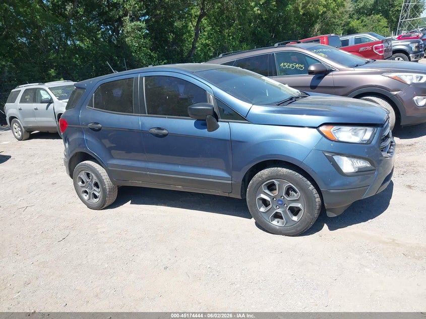VIN MAJ6S3FL5MC432133 2021 FORD ECOSPORT S