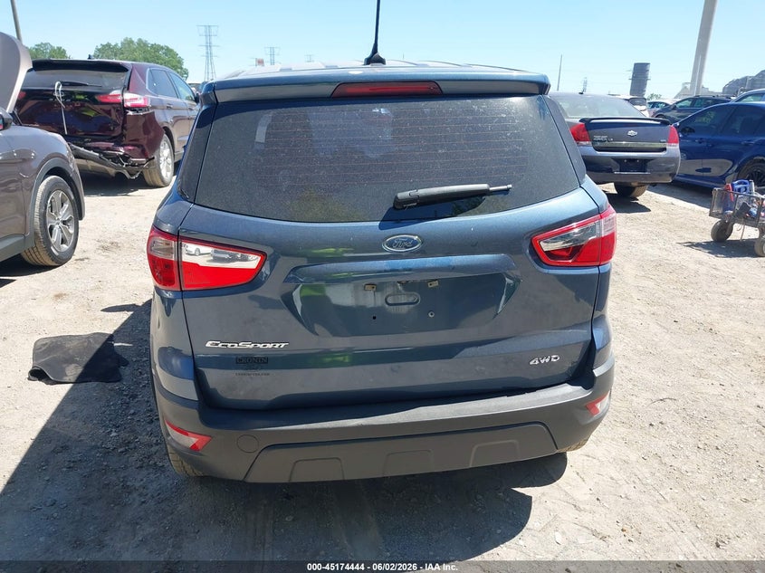 VIN MAJ6S3FL5MC432133 2021 FORD ECOSPORT S