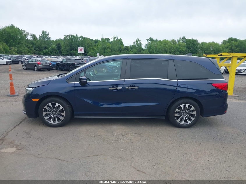 VIN 5FNRL6H74NB020277 2022 HONDA ODYSSEY EX-L