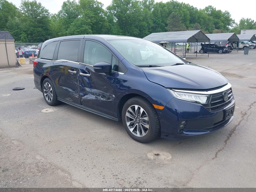 VIN 5FNRL6H74NB020277 2022 HONDA ODYSSEY EX-L