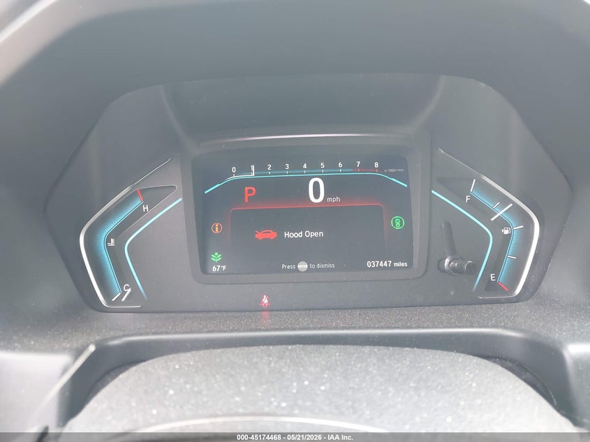 VIN 5FNRL6H74NB020277 2022 HONDA ODYSSEY EX-L