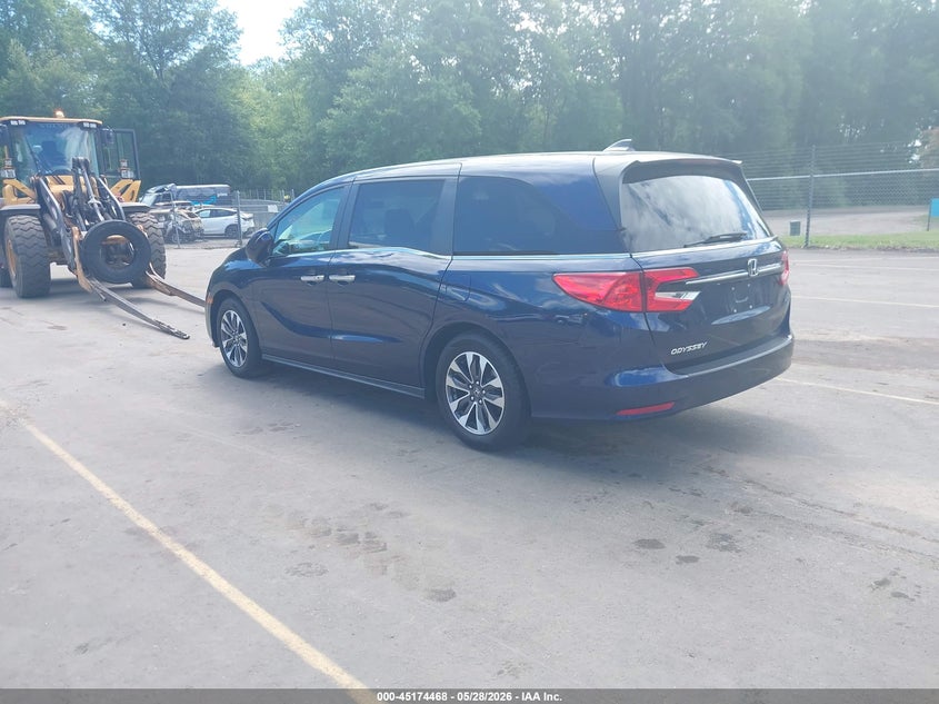 Vin: 5fnrl6h74nb020277, lot: 45672154, honda odyssey ex-l 20223