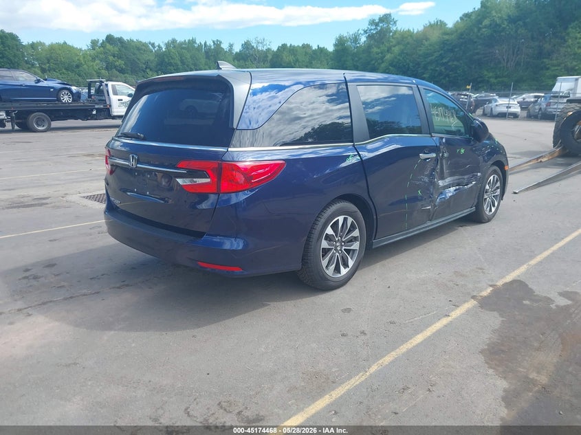 Vin: 5fnrl6h74nb020277, lot: 45672154, honda odyssey ex-l 20224