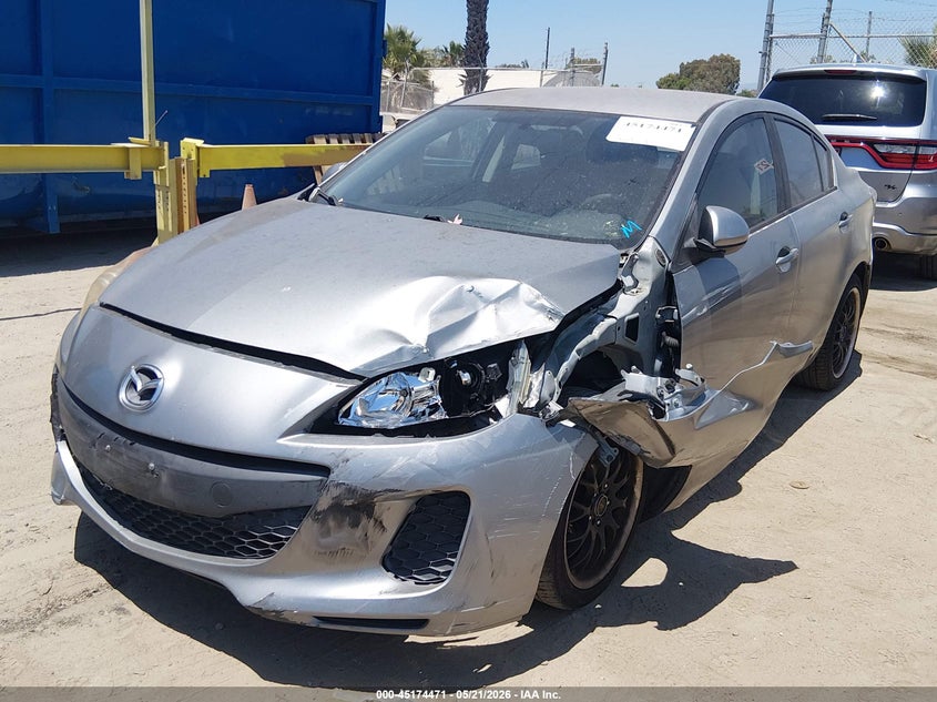2012 Mazda 3 2.0 Azda3 I Touring Grey Lot 111045174471 Vin JM1BL1VG2C1507055