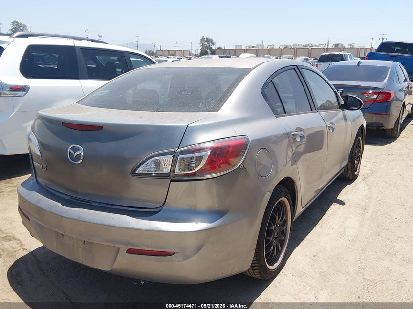 2012 Mazda 3 2.0 Azda3 I Touring Grey Lot 111045174471 Vin JM1BL1VG2C1507055