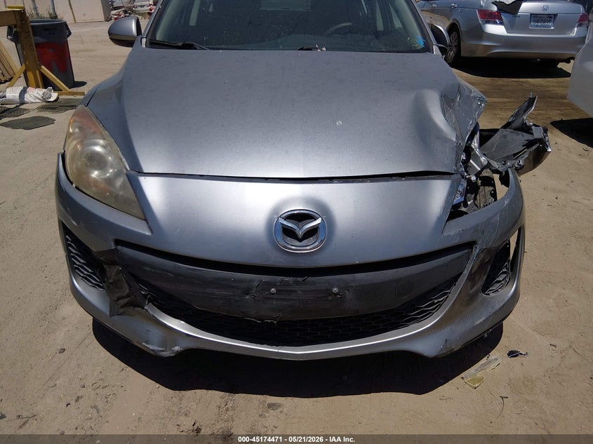 2012 Mazda 3 2.0 Azda3 I Touring Grey Lot 111045174471 Vin JM1BL1VG2C1507055