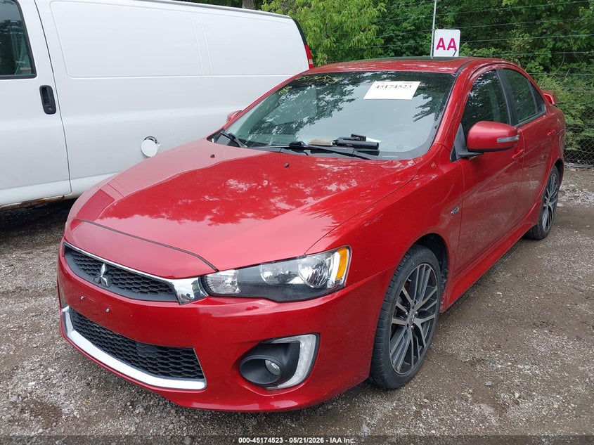 Vin: ja32u8fw5gu006241, lot: 45672210, mitsubishi lancer gt 20162