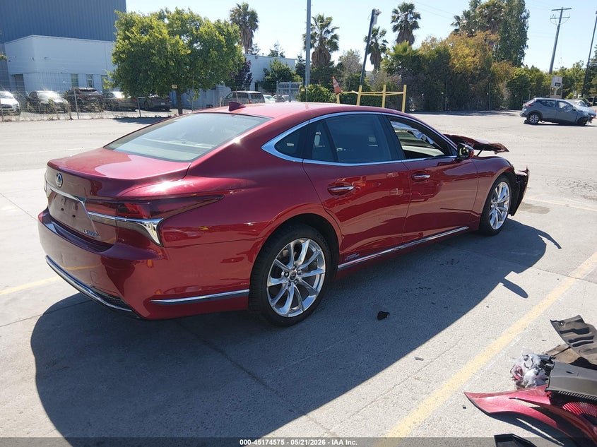 Vin: jtheylff3l5010135, lot: 45672261, lexus ls 500h 20204