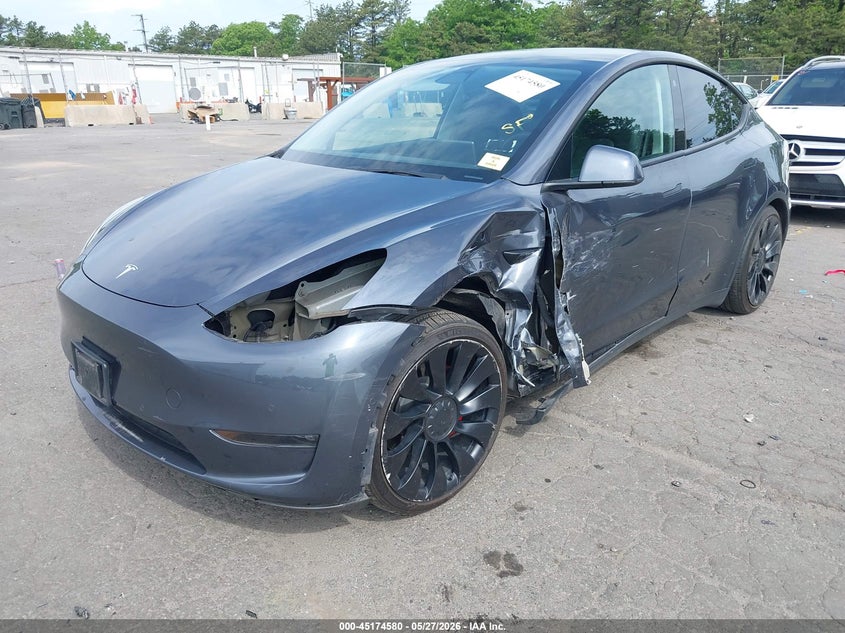 Vin: 7saygdef6nf533677, lot: 45672266, tesla model y performance dual motor all-wheel drive 20222