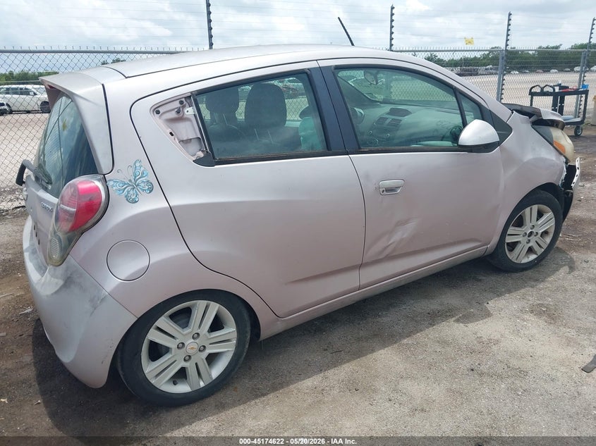Vin: kl8cb6s91dc505502, lot: 45672308, chevrolet spark ls auto 20134