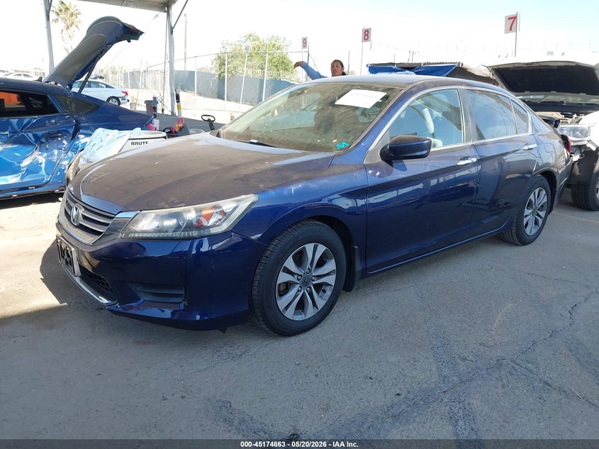 2014 Honda Accord Lx 1HGCR2F34EA127658 photo 1