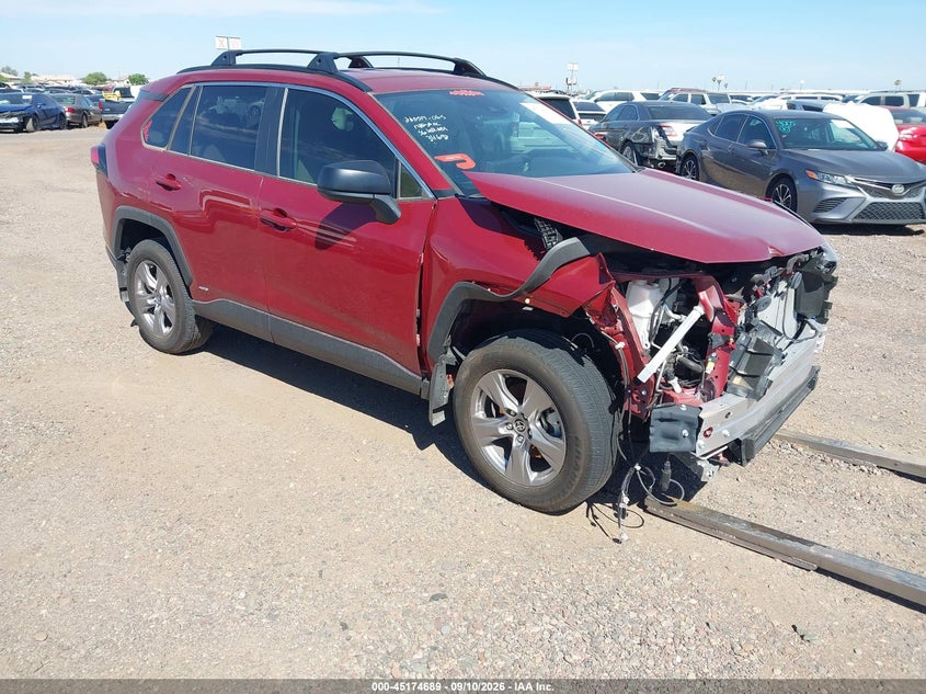 Vin: jtmlwrfv6sd283468, lot: 45672375, toyota rav4 hybrid le 20251