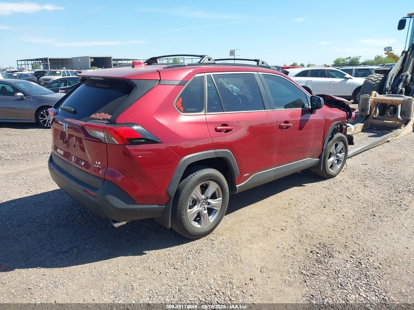 Vin: jtmlwrfv6sd283468, lot: 45672375, toyota rav4 hybrid le 20254