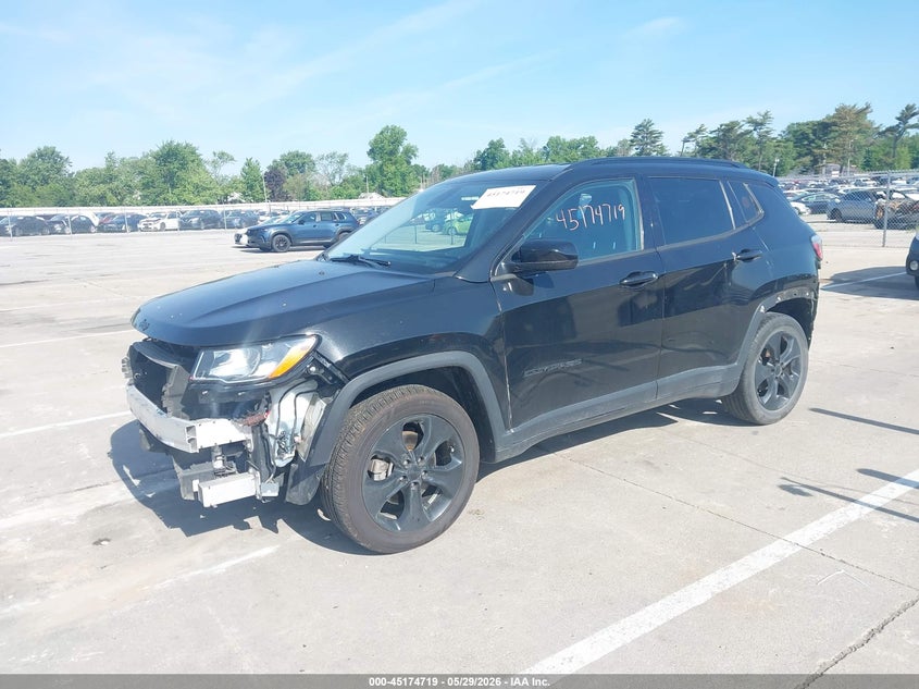 Vin: 3c4njcbb4kt833020, lot: 45672405, jeep compass altitude fwd 20192