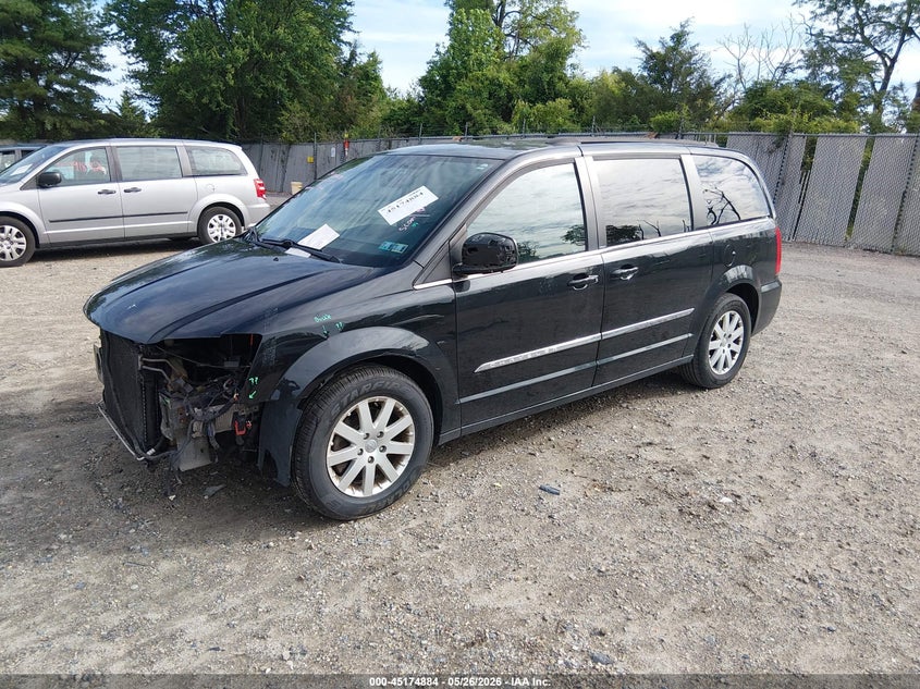 Vin: 2c4rc1bg4er248697, lot: 45672570, chrysler town & country touring 20142