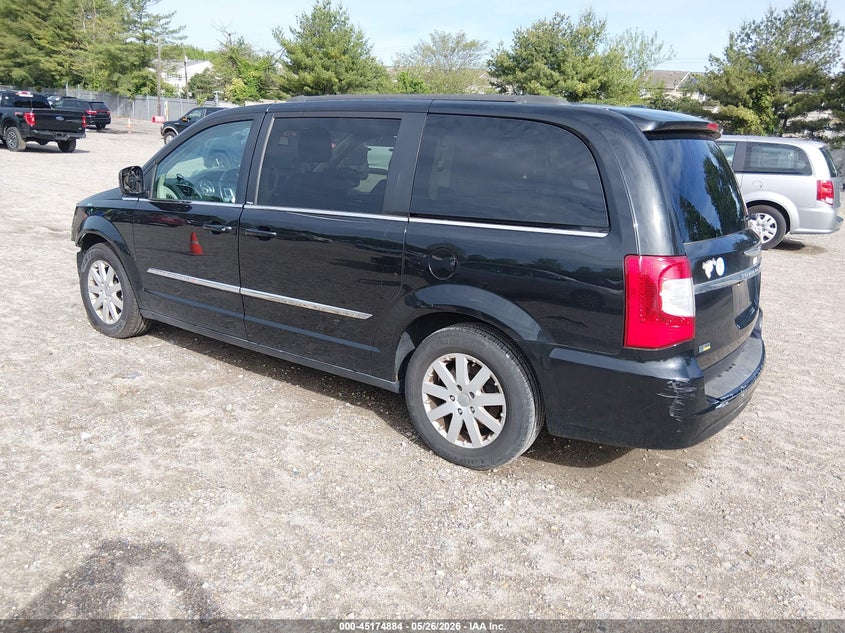 Vin: 2c4rc1bg4er248697, lot: 45672570, chrysler town & country touring 20143