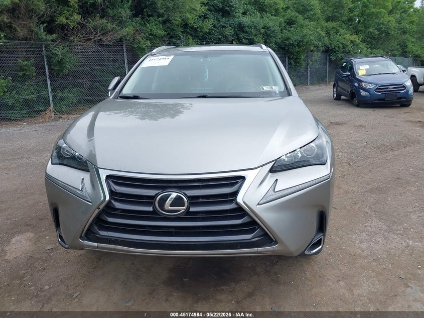 2017 Lexus Nx 200T VIN: JTJBARBZ0H2142299 Lot: 45174984