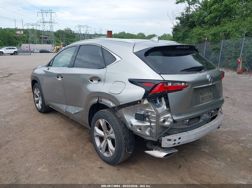 Vin: jtjbarbz0h2142299, lot: 45672670, lexus nx 200t 20173