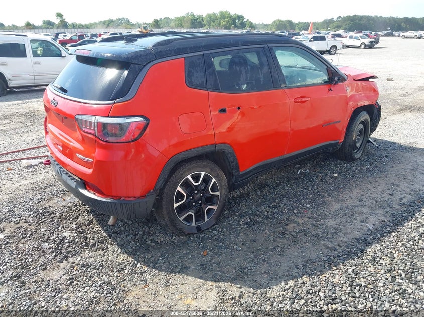 Vin: 3c4njddb7kt799867, lot: 45672722, jeep compass trailhawk 4x4 20194