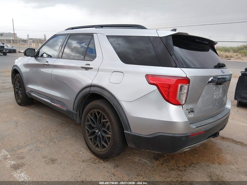 Vin: 1fmsk7dh7mgc15587, lot: 45672731, ford explorer xlt 20213