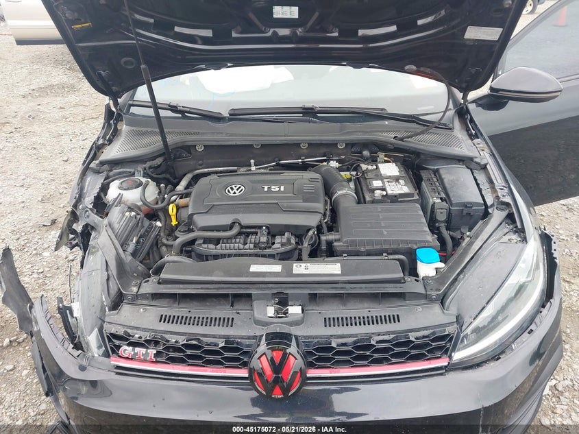 2018 Volkswagen Golf Gti 2.0T Autobahn/2.0T S/2.0T Se VIN: 3VW447AU8JM296509 Lot: 45175072