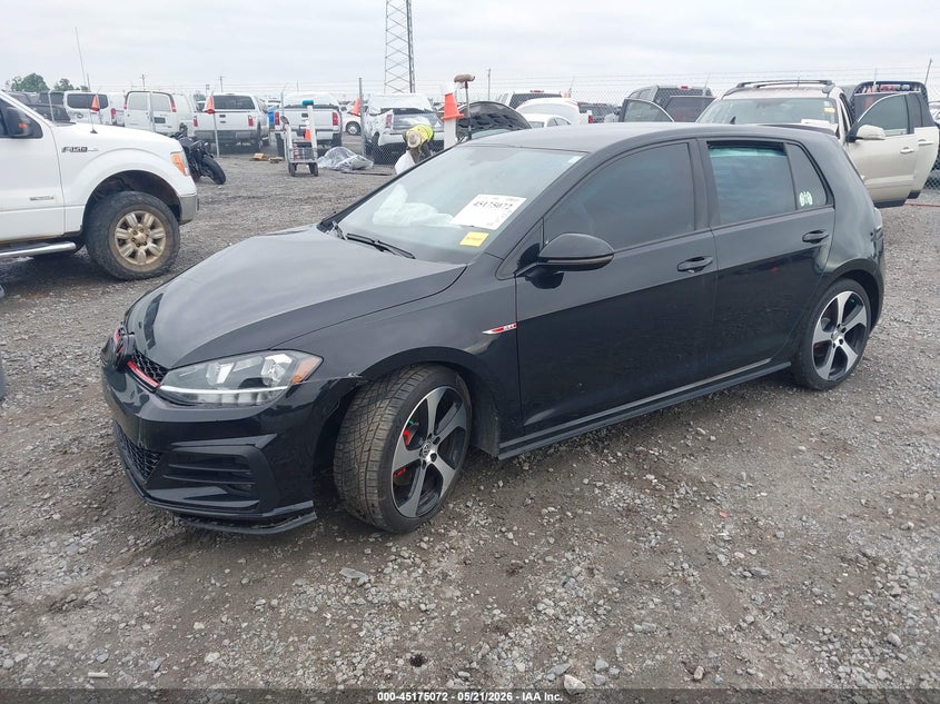 Vin: 3vw447au8jm296509, lot: 45672758, volkswagen golf gti 2.0t autobahn/2.0t s/2.0t se 20182