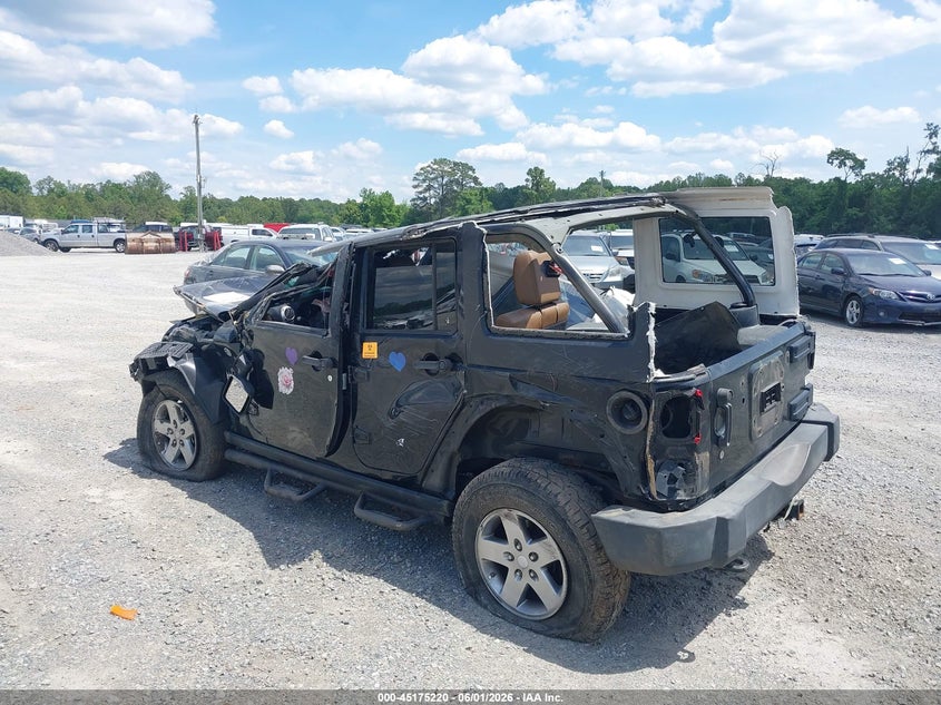 Vin: 1j4ha6h11bl611571, lot: 45672906, jeep wrangler unlimited rubicon 20113