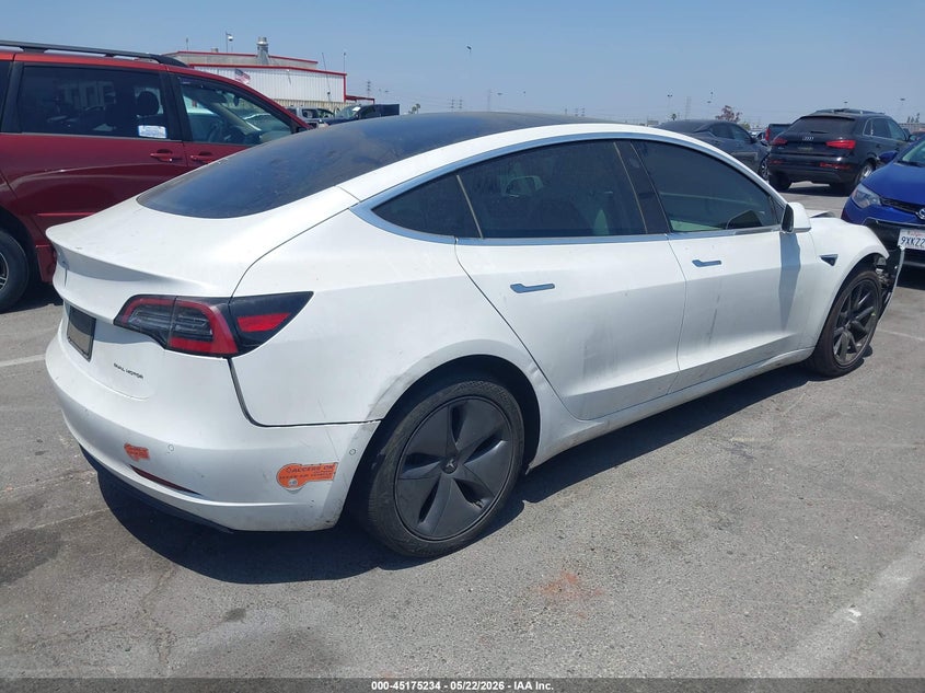 Vin: 5yj3e1eb7lf651601, lot: 45672920, tesla model 3 long range dual motor all-wheel drive 20204