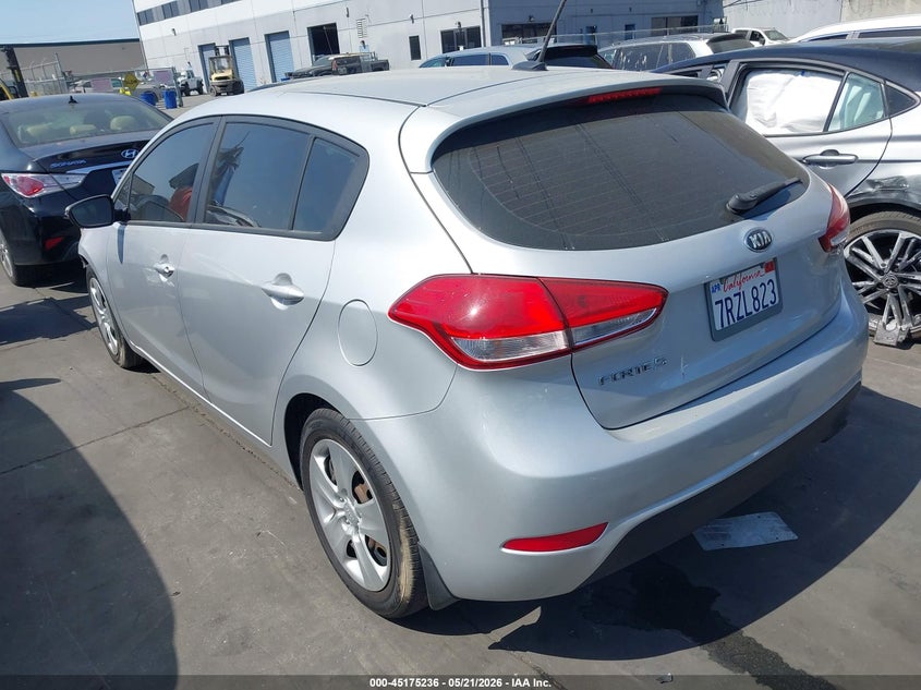 Vin: knafk5a82g5526064, lot: 45672922, kia forte lx 20163