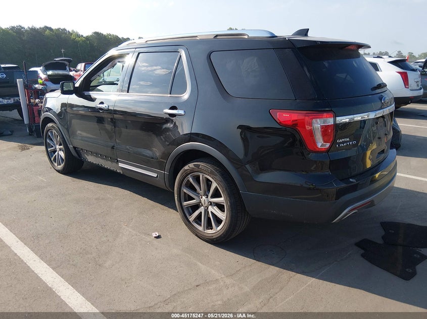 Vin: 1fm5k8f85hge42881, lot: 45672933, ford explorer limited 20173