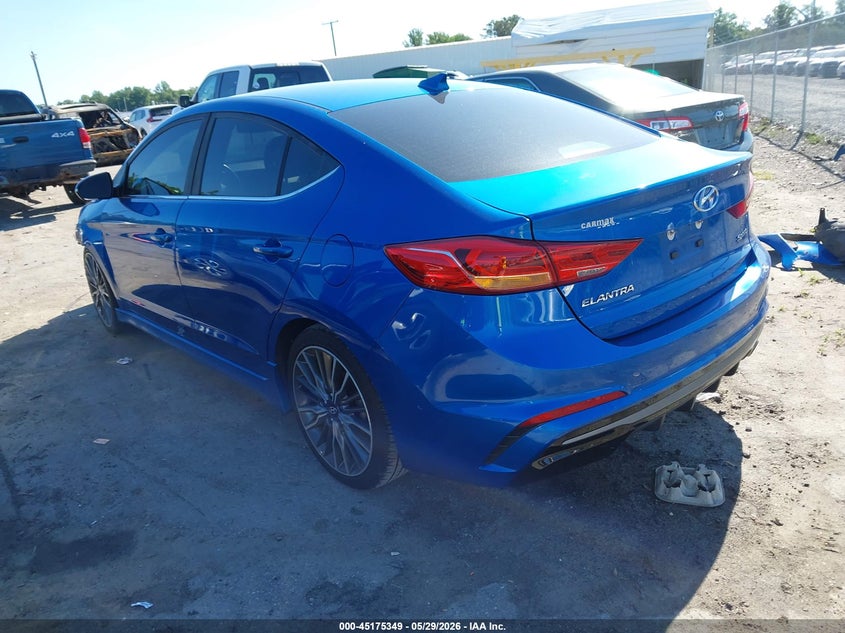 VIN KMHD04LB2HU332446 2017 HYUNDAI ELANTRA SPORT