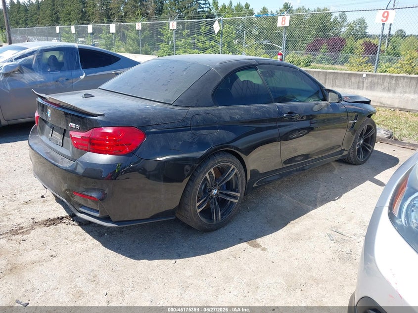 Vin: wbs3u9c59gp969884, lot: 45673044, bmw m4 20164