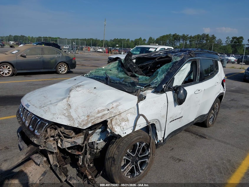 Vin: 3c4njdcn6pt567165, lot: 45673079, jeep compass limited 4x4 20232