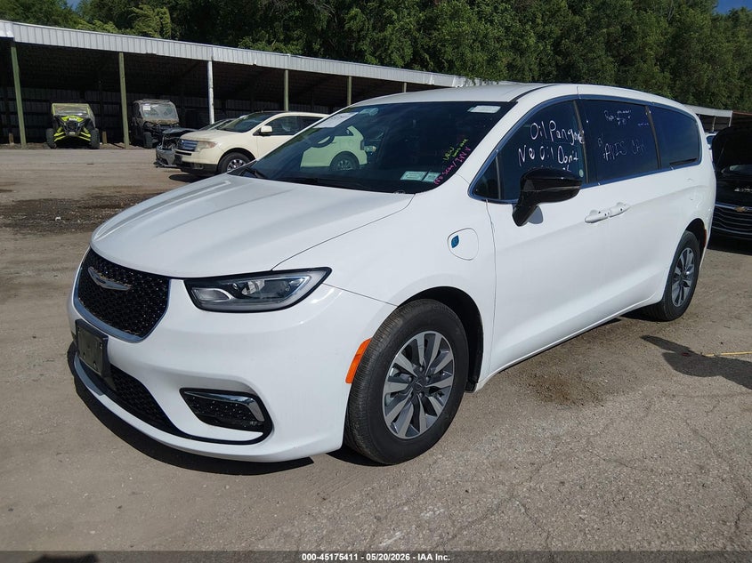 Vin: 2c4rc1s78sr572568, lot: 45673097, chrysler pacifica hybrid select 20252