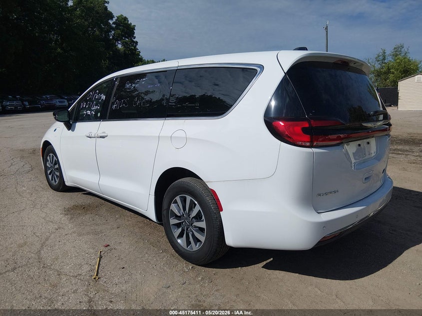 Vin: 2c4rc1s78sr572568, lot: 45673097, chrysler pacifica hybrid select 20253