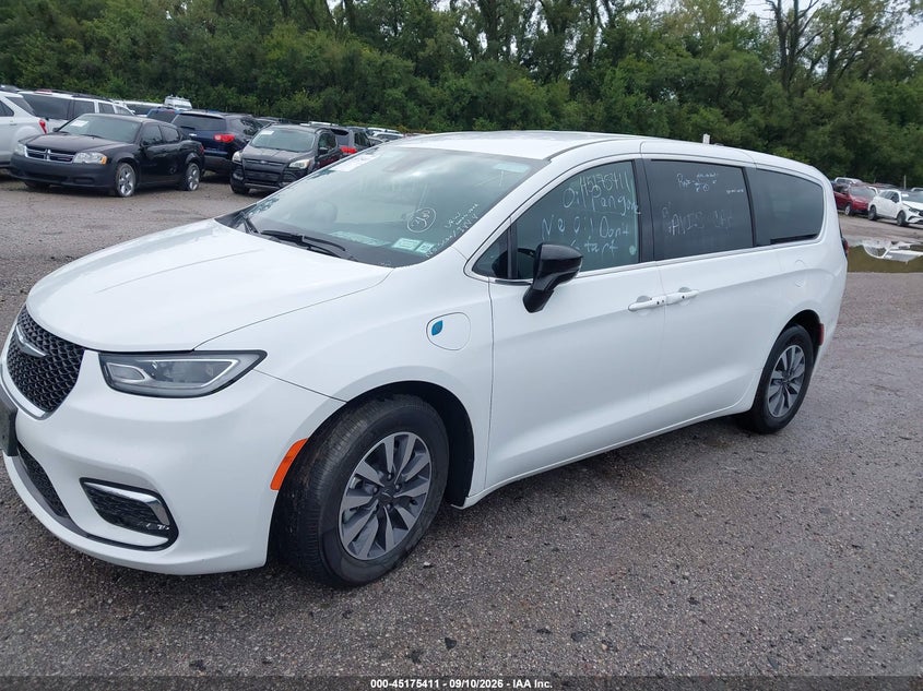 Vin: 2c4rc1s78sr572568, lot: 45673097, chrysler pacifica hybrid select 20252