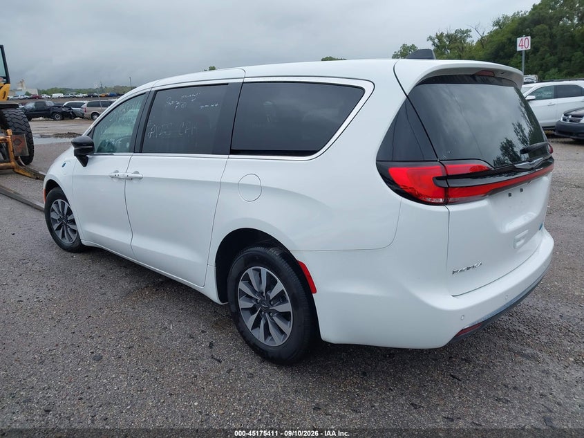 Vin: 2c4rc1s78sr572568, lot: 45673097, chrysler pacifica hybrid select 20253