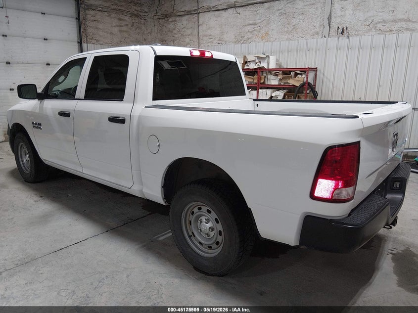 Vin: 1c6rr7kg1js297177, lot: 45673191, ram 1500 tradesman  4x4 5'7 box 20183