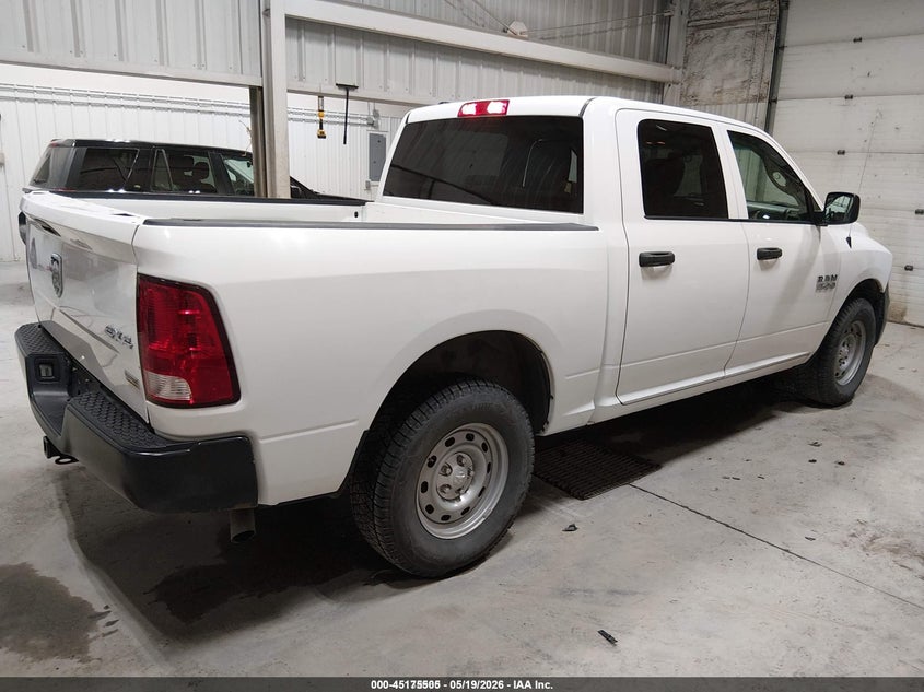 Vin: 1c6rr7kg1js297177, lot: 45673191, ram 1500 tradesman  4x4 5'7 box 20184