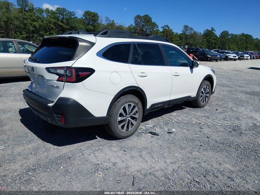 Vin: 4s4btacc1n3106471, lot: 45673326, subaru outback premium 20224