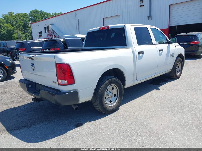 Vin: 1c6rr6kg3ks612735, lot: 45673365, ram 1500 classic tradesman  4x2 5'7 box 20194