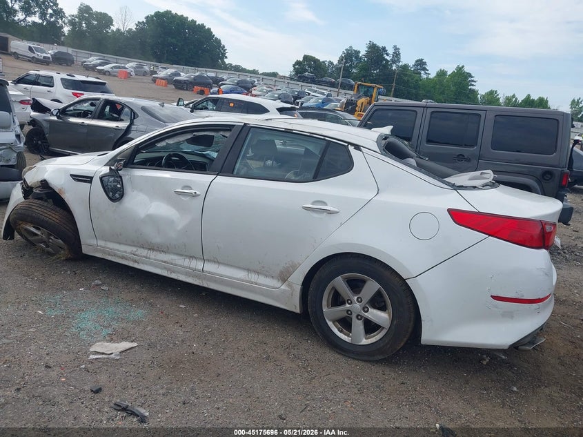 Vin: 5xxgm4a75fg486480, lot: 45673382, kia optima lx 20153